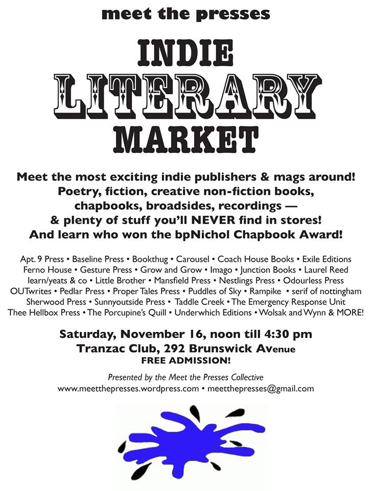 Indie lit market poster